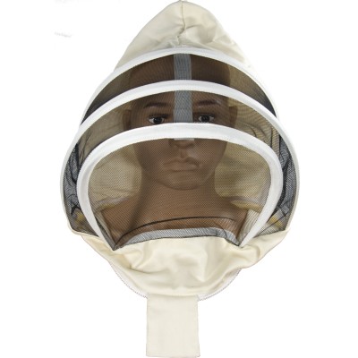 Organic Cotton Beekeeping Jacket / Fencing Veil with BEEvision™ Mesh