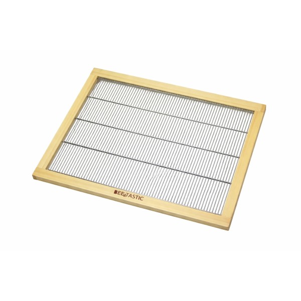 British National Queen Excluder – Metal with Wooden Frame – BEEtastic Hive Equipment
