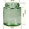340g (0.75lb) Hexagonal Glass Honey Jars – 66 Pack – Gold Lids with Silicone Seal – Food Safe