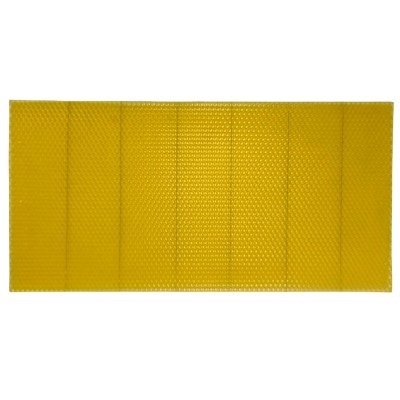 Langstroth Brood Foundation – 10 Wired Sheets – Pure Beeswax – 423 x 210mm – 5.4mm Cell – BEEtastic UK