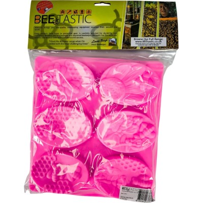 Silicone Soap Moulds – Bee Design – 6 Cavity Tray – Pack of 2 – For Soap, Wax or Resin