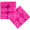 Silicone Soap Moulds: Bee Design - 6 Cavity Tray (Pack of 2) Flexible & Reusable