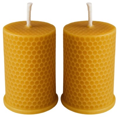 Silicone Candle Moulds – Honeycomb Cylinder – Pack of 2 – 8cm x 5.5cm – Reusable