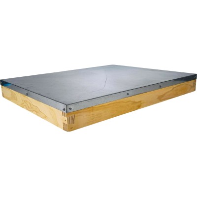 Langstroth Hive Roof – New Zealand Pine – Knot Free – Metal Top – Fully Assembled – BEEtastic Hive Equipment