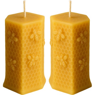 Silicone Candle Moulds – Bees on Side – Pack of 2 – 8cm x 5cm – Reusable & Flexible