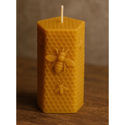 Silicone Candle Moulds – Bees on Side – Pack of 2 – 8cm x 5cm – Reusable & Flexible