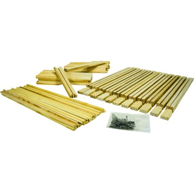 British National DN4 Brood Frames – Pack of 11 – New Zealand Pine – Includes Nails – BEEtastic UK
