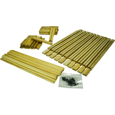 British National SN4 Super Frames – Pack of 10 – New Zealand Pine – With Nails – Hoffman Style – BEEtastic UK