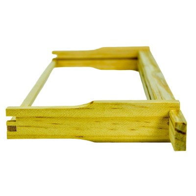 British National SN4 Super Frames – Pack of 10 – New Zealand Pine – With Nails – Hoffman Style – BEEtastic UK