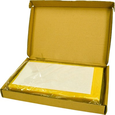 British National Wired Brood Foundation – 11 Sheets – Pure Beeswax – 345 x 205mm – 5.4mm Cell – BEEtastic UK