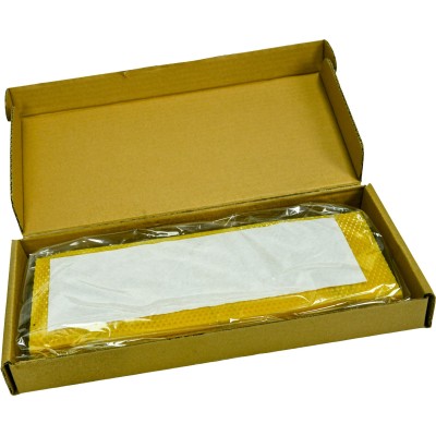 British National Super Foundation – 10 Wired Sheets – Pure Beeswax – 345 x 105mm – 5.4mm Cell – BEEtastic UK
