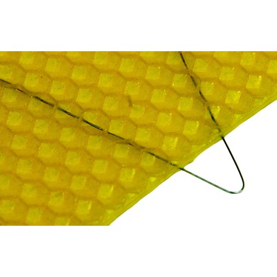 British National Super Foundation – 10 Wired Sheets – Pure Beeswax – 345 x 105mm – 5.4mm Cell – BEEtastic UK