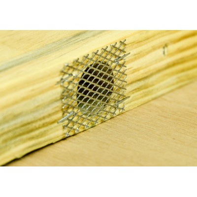 British National Hive Roof – Metal Top – New Zealand Pine – Knot Free – 4 Vents – 100mm – BEEtastic UK