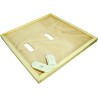 British National Crown Board – New Zealand Pine – Knot Free – 2 Holes – Includes 2 Bee Escapes