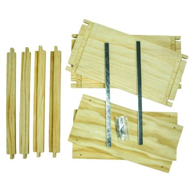 British National Brood Box – New Zealand Pine – Knot Free – Flat Packed – Includes Screws – BEEtastic UK