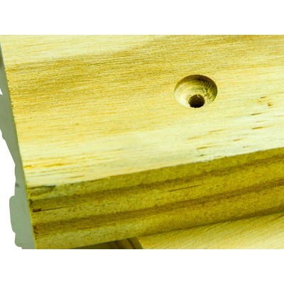 British National Brood Box – New Zealand Pine – Knot Free – Flat Packed – Includes Screws – BEEtastic UK