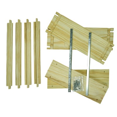 British National Super Box – New Zealand Pine – Knot Free – Flat Packed – Includes Screws – BEEtastic UK