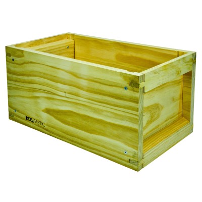 British National Wooden Nuc Box – Complete – New Zealand Pine – Knot Free – Swarm & Split Hive – BEEtastic UK