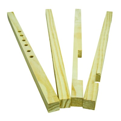 Langstroth Entrance Blocks – Pack of 4 – New Zealand Pine – Mouse Guard & Reducer – Fits Vented Floors – BEEtastic