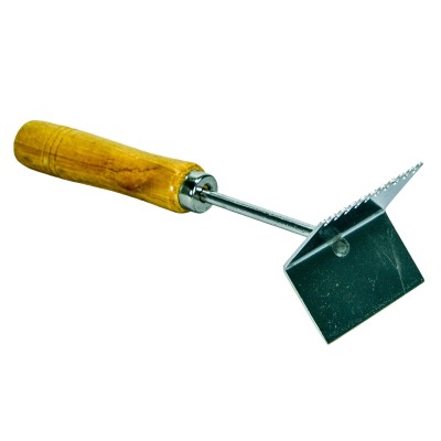 Queen Scraper Excluder – Wooden Handle – For Cleaning Beekeeping Equipment