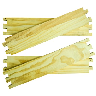British National Eke – 90mm – Knot-Free New Zealand Pine – Flat Packed – Includes Screws – BEEtastic UK