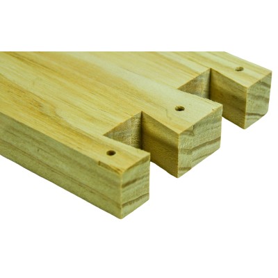 British National Eke – 90mm – Knot-Free New Zealand Pine – Flat Packed – Includes Screws – BEEtastic UK