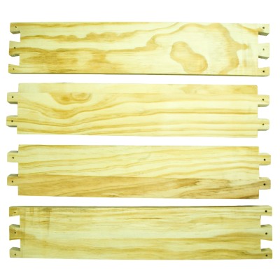 British National Eke – 90mm – Knot-Free New Zealand Pine – Flat Packed – Includes Screws – BEEtastic UK