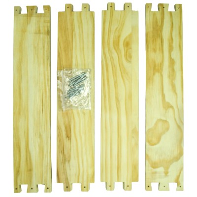 British National Eke – 90mm – Knot-Free New Zealand Pine – Flat Packed – Includes Screws – BEEtastic UK
