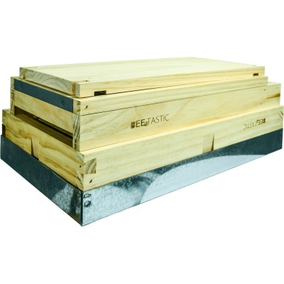 British National Wooden Nuc Box – Complete – New Zealand Pine – Knot Free – Swarm & Split Hive – BEEtastic UK