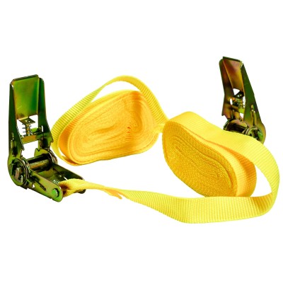 Beehive Ratchet Straps – Pack of 2 – 25mm Wide – 5m Long – Secure Webbing