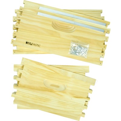 Langstroth Brood Box – New Zealand Pine – Knot-Free – Deep Hive Body – Flat-Pack – BEEtastic UK