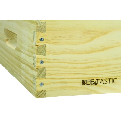 Langstroth Super Box – New Zealand Pine – Honey Super – Knot-Free – BEEtastic UK