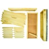 Langstroth Wooden Nuc Box - 5 Frame - Complete with Floor, Roof & Crown Board