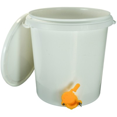 30L Honey Settling Bucket with Nylon Valve | BEEtastic
