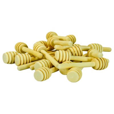 Wooden Honey Drizzlers – 80mm Dipper Sticks – Pack of 20 for Gifts or Resale