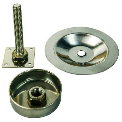 Stainless Steel Ant Proof Beehive Feet – Set of 4 – 70mm High Moat Guards