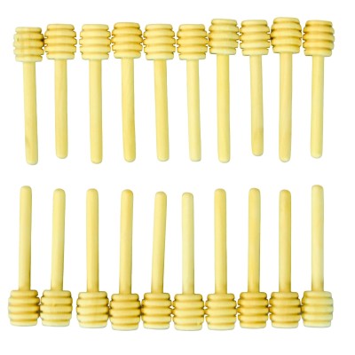 Wooden Honey Drizzlers – 80mm Dipper Sticks – Pack of 20 for Gifts or Resale