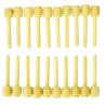 Honey Drizzler – 80mm Wooden Stick with 20mm Dipper – Pack of 20