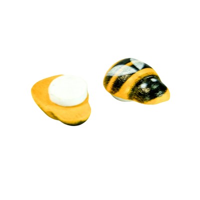 Mini Wooden Bees – 100 Pack | Self-Adhesive Craft Decor