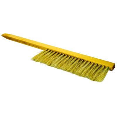 Bee Brush – Wooden Handle – Double Horsehair Tails – Gentle Frame Brush for Beekeepers