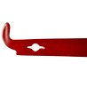 J Shaped Hive Tool – Stainless Steel – Red Tip