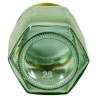 340g (0.75lb) Hexagonal Glass Honey Jars – 66 Pack – Gold Lids with Silicone Seal – Food Safe